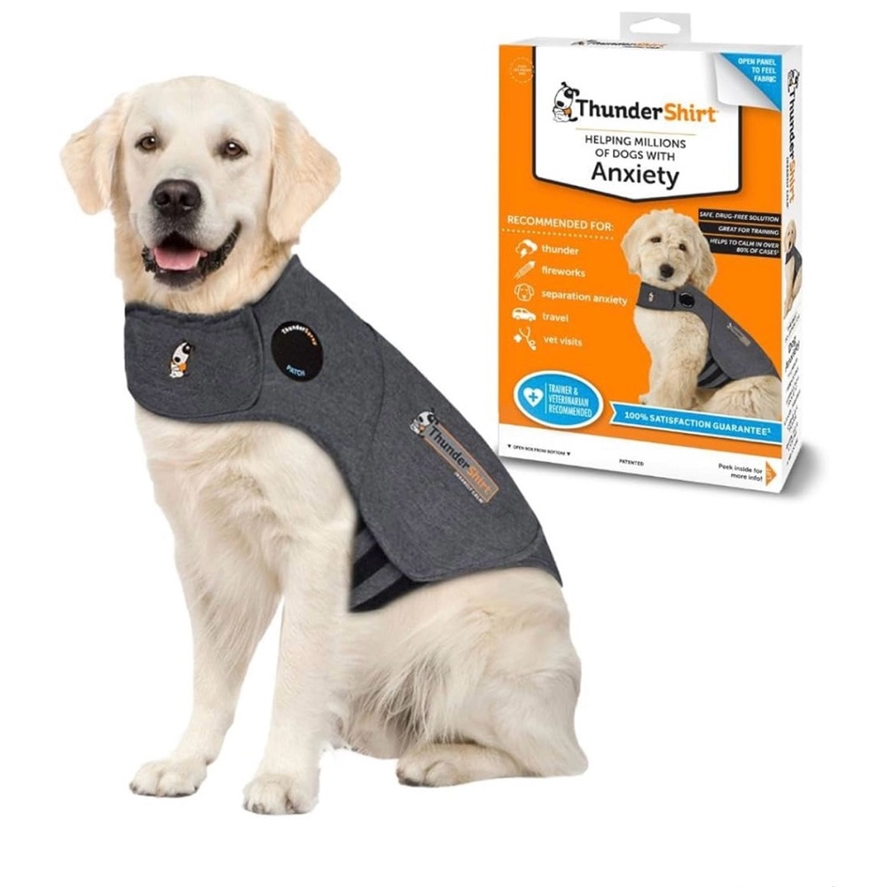 ThunderShirt for Dogs
X Large
Heather Gray Classic Dog Anxiety Relief